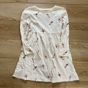 3/$20 Ballerina print long sleeve dress, Old Navy